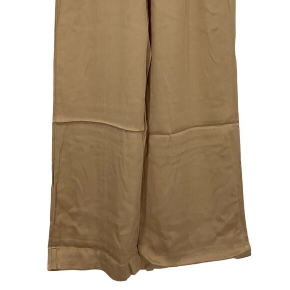 Young Fabulous & Broke Silky Wide Leg Pant Camel Women Size Small - Picture 5 of 7